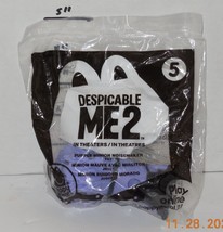 2013 Mcdonalds Happy Meal Toy despicable me 2 #5 Purple Minion Noisemaker MIP - £7.75 GBP