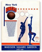 New York Knicks 12x8in Metal Sign NBA Basketball Vintage 1967-68 - $34.84 CAD