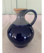 Tumbleweed Pottery Cobalt Blue Drip Glaze Pouring Jug With Spout And Handle - £10.15 GBP