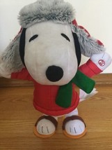 Gemmy 11” Animated Side Stepper Snoopy Dances To The Song “Christmas Is Coming” - £23.33 GBP