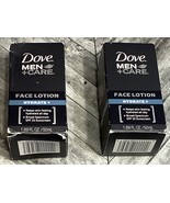 2 Dove Men + Care Face Lotion Hydrate SPF 15 Sunscreen 1.69 Oz Exp 03/2026 - £20.43 GBP