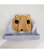 NWT Boys 12-18 mo Gymboree FOREST FRIENDS Blue Beaver Knit Sweater Hat Cap NEW - $19.79