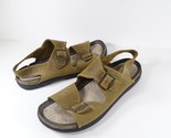 ECCO Cosmo Mens Leather Sandals Brown Leather Shock Point Size EUR 47 US 13 - $22.49