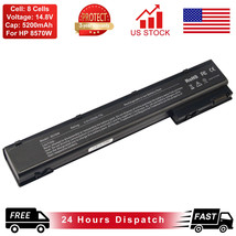 8 Cell Battery For Hp Elitebook 8560W 8760W 8770W Mobile Workstation 632425-001 - £33.96 GBP