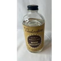 Vintage Woodcroftery Early American Wood Restorer Cleans Wood Oil Rare 9... - $15.06