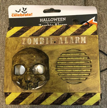 Halloween Zombie Alarm Sounds &amp; Lights 9 Haunting Sounds Sensor Motion Lights - £39.68 GBP