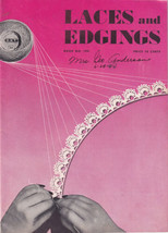 1943 Laces and Edgings Crochet Patterns Spool Cotton Book No 199 - $9.00