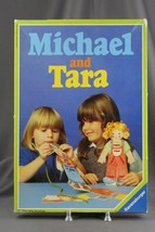 Vintage Toy Michael &amp; Tara Hand Sewing Paper Dolls Ravensburger 90141 - £11.36 GBP
