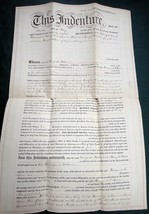 1878 Antique Mortgage Philadelphia Pa Signed Listed Artist George W Pettit Spear - £175.24 GBP