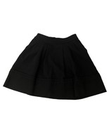 Marc by Marc Jacobs Black Pleated Lined A-line Ruffle Skirt with Pockets... - $30.00