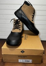 New Men`s Sperry tan/black Ice Breaker Deck Boots Waterproof Insulated sz 8.5 M - $65.00
