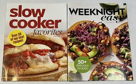 Weeknight Easy &amp; Slow Cooker Favorites Magazines ~ 100+ Recipes Lot of 2 - £7.26 GBP