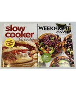 Weeknight Easy &amp; Slow Cooker Favorites Magazines ~ 100+ Recipes Lot of 2 - $8.95