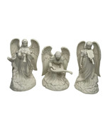 Set of 3 White Ivory Porcelain Angel Night Lights Christmas 8&quot; 9&quot; QVC H4... - $67.57 CAD