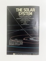 1981-7 July The SOLAR SYSTEM Map National Geographic Poster School - €2,53 EUR