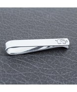 Elephant Tie Clip - 3/8&quot; Wide Tie Clip - $13.56 CAD