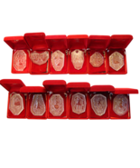 WATERFORD CRYSTAL 12 DAYS OF CHRISTMAS ORNAMENTS COMPLETE SET OF 12 (198... - $10,089.26 MXN