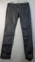 AG Adriano Goldschmied Skinny Ankle Legging Jeans Womens Size 30 Black Pull On - £20.04 GBP