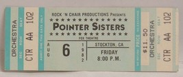 THE POINTER SISTERS - VINTAGE 1976 UNUSED WHOLE CONCERT TICKET - £11.79 GBP
