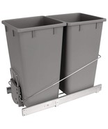 Häfele Double 27 Qt Soft-Close Pull-Out Trash Bin System – 54 Qt Total C... - $2,077.71 MXN