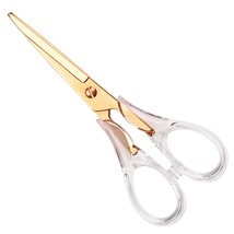 Acrylic Scissors,Stylish Scissors, Stainless Steel Scissors With Clear A... - £15.84 GBP