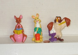 Rabbit, Kanga W/Roo, Wise Owl PVC Figure From Disney Winnie The Pooh - £10.19 GBP