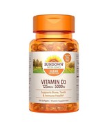 Sundown Vitamin D3 125mcg 5000IU 150 Softgels Exp 12/2026 - $68.58 CAD
