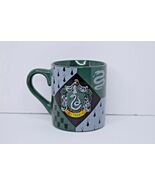 Harry Potter Slytherin House Crest Ceramic Coffee Mug/Cup 14oz. Green &amp; ... - $11.87