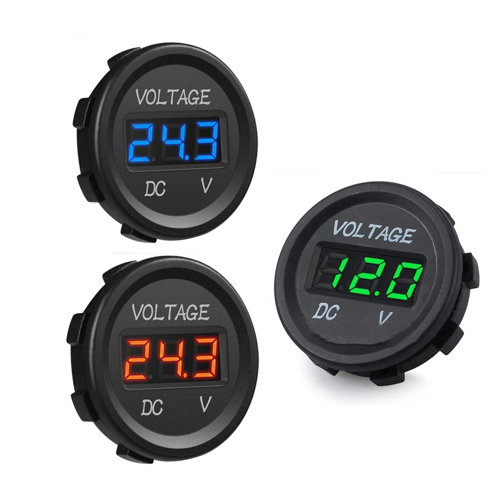 House Home Car Motorcycle Voltmeter DC 5-48V Mini Digital WaterproofLED Panel Te - $25.00