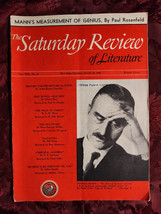 Saturday Review August 24 1940 Thomas Mann Paul Rosenfeld - £8.68 GBP