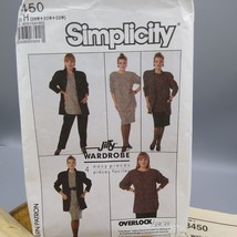 Vintage Sewing PATTERN Simplicity 8450, Jiffy Wardrobe 1987 Pullover Top Pull On - £9.84 GBP