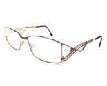 CAZAL MOD.4165 COL.003 Brille Rahmen Rot Gold Rechteckig Voll Felge 53-1... - $205.33