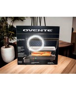 Ovente Electric Panini Grill GP0620BR 2 Slice Non-Stick Cool Touch Handle - £16.77 GBP