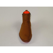 Men's TAYNO Chelsea Chukka Soft Micro Suede Zip up Boot Coupe S Camel image 6
