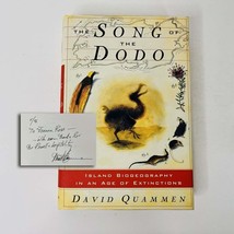 The Song of the DoDo: Island Biogeography SIGNED Book Hardcover By David Quammen - $145.12