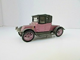 Corgie Diecast Classics 1910 Renault Pink Black 12/16 Gt.Britain 3.75"L Lot D - $5.57