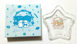 Little Twin Stars Glass tray SANRIO Made in japan Super Rare goods LION 2014 - £35.74 GBP