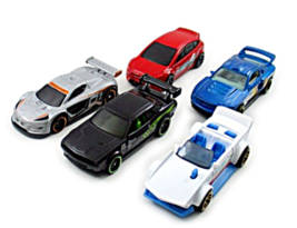 SET*5 Modelli Di Auto, Nightburnerz Hotwheels Scala 1:64, Nuovo - £30.89 GBP