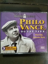 Radio Spirits Philo Vance Detective Classic Radio Show CD Audiobook - 3 ... - £3.55 GBP