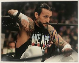 CM Punk Signed Autographed Glossy 8x10 Photo - Lifetime COA - $99.99
