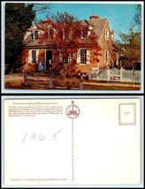 VIRGINIA Postcard - Williamsburg, Brush Everard House O38 - $2.96