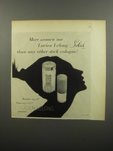 1951 Lucien Lelong Solid Cologne Ad - More women use Lucien Lelong - £14.89 GBP