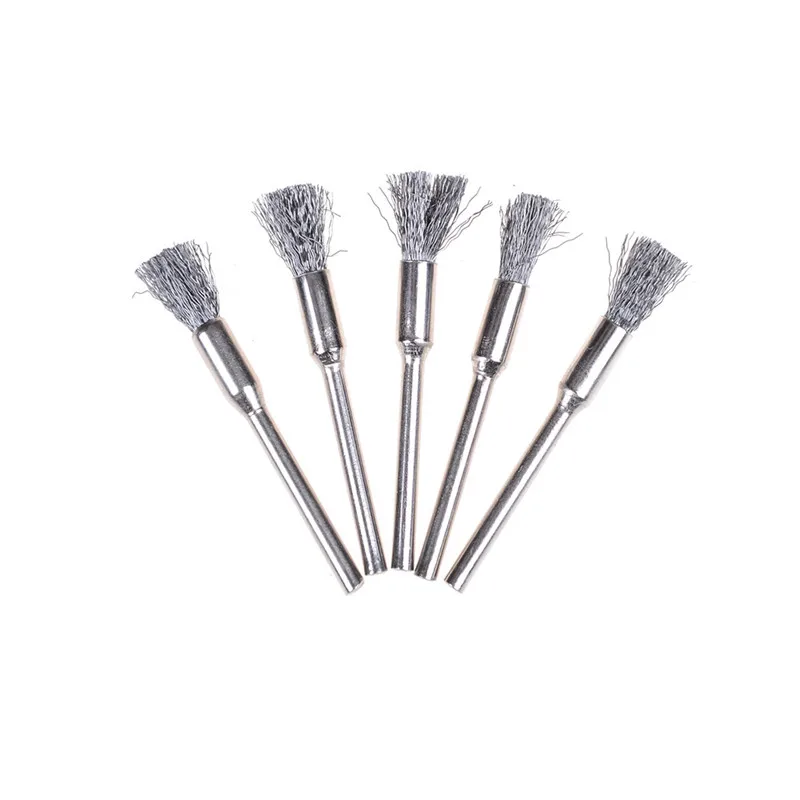 5pcs Rotary Tools 5mm Steel Wire Brushes Polishing Tools Accessories For... - $1,572.28 MXN