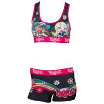 Bratz Girls Sports Bra and Boy Short Panty Set Purple - $31.98
