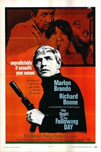 The Night of the Following Day Original 1969 Vintage One Sheet Poster - £170.05 GBP