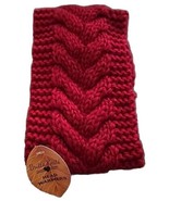 Britt&#39;s Knits ~ Burgundy ~ Cable Knit ~ Head Warmer ~ Head Band ~ BKHW-RED - $360.01 MXN