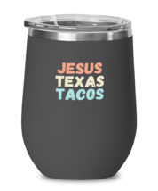 Wine Tumbler Stainless Steel Insulated Funny Jesus Texas Tacos  - £26.27 GBP