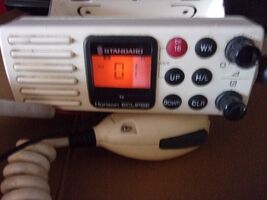 Standard Horizon ECLIPSE VHF  marine radio, Mounting Bracket, Knobs - $48.51