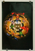 Alex Ross JLA poster 1: Superman,Batman,Wonder Woman,Aquaman,Green Lantern,Flash - £24.02 GBP