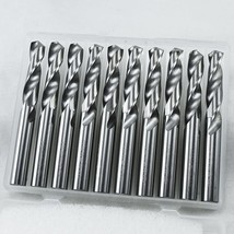 Klot Industrial Grade 10Pcs Solid Carbide Drill Bit 6Mm 0.2362&quot; 2-Flute Straight - $51.97